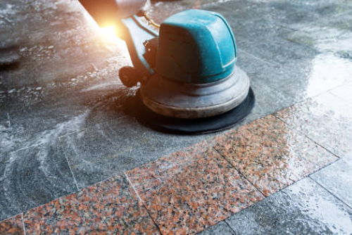Granite, Marble, Mosaic Floor Scrubbing & Re-Polish